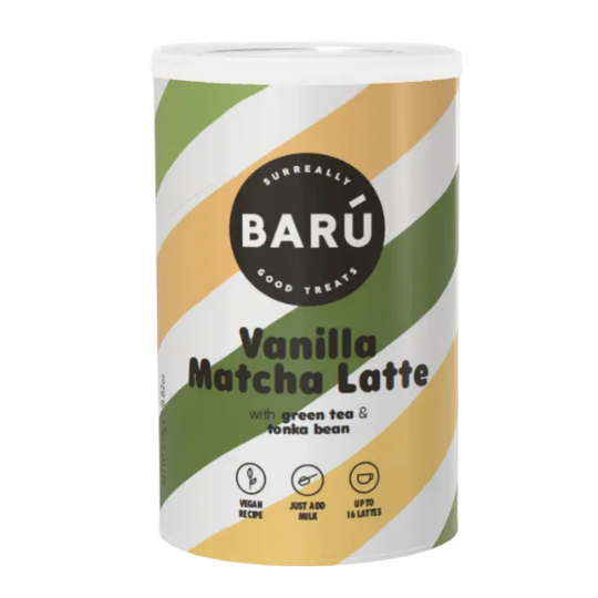 Barú Vanilla Matcha Latte VEGAN 250 g. – Creamy Green Tea Latte Mix