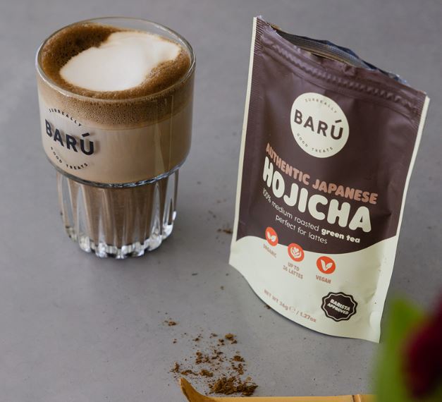 BARÚ Premium Barista Hojicha 36g – Biologische Hojicha Latte Mix