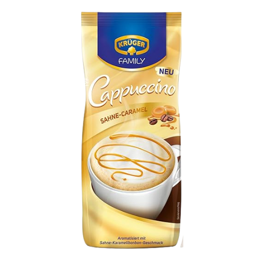 Krüger Cappuccino Whipped Cream-Caramel 500g