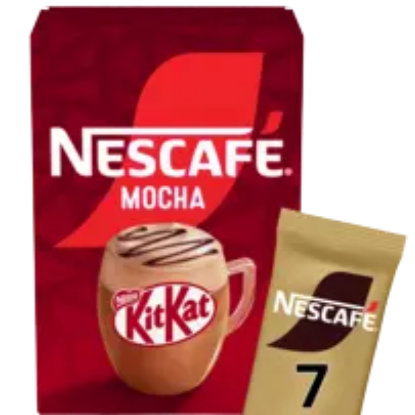Nescafé Mocha KitKat – 7 sachets – Romige koffiedrank met koffie, cacao en de smaak van KitKat