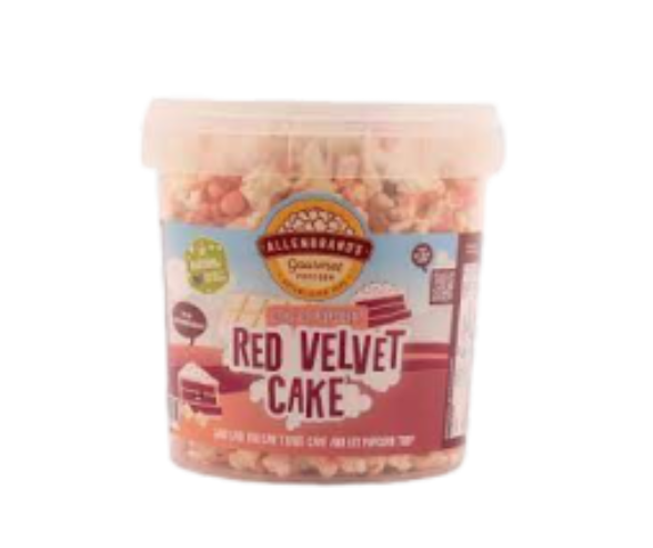 Allenbrands Gourmet Popcorn Red Velvet Cake Popcorn