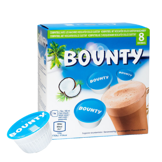 Bounty® Warme Chocoladedrank voor Dolce Gusto®