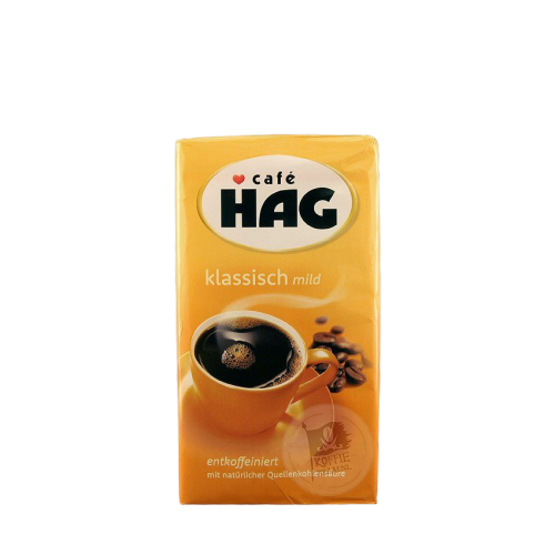 Café HAG Klassisch Mild ground coffee Caffeine free (decaf)