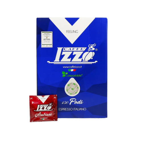 Caffè Izzo Arabians Ese- servings 150 stuk