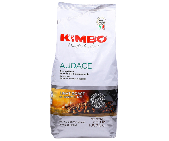 Kimbo Audace Espresso koffiebonen 1 kg.