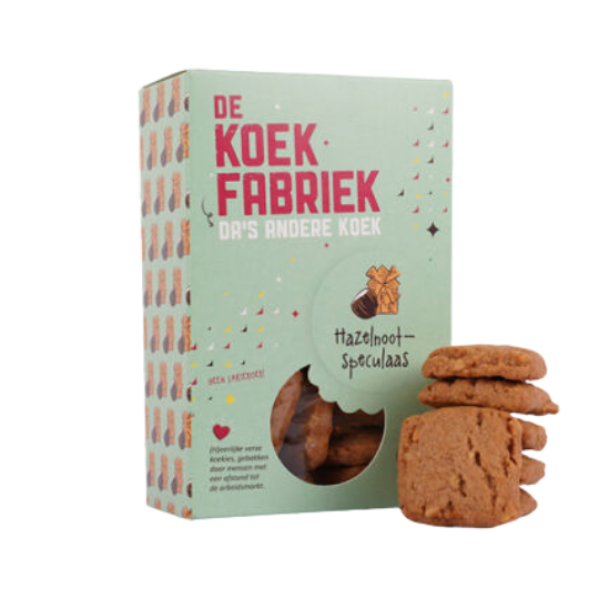 De Koekfabriek Hazelnoot-Speculaas koekjes