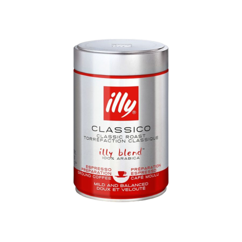Illy classico gemalen koffie 250 g.