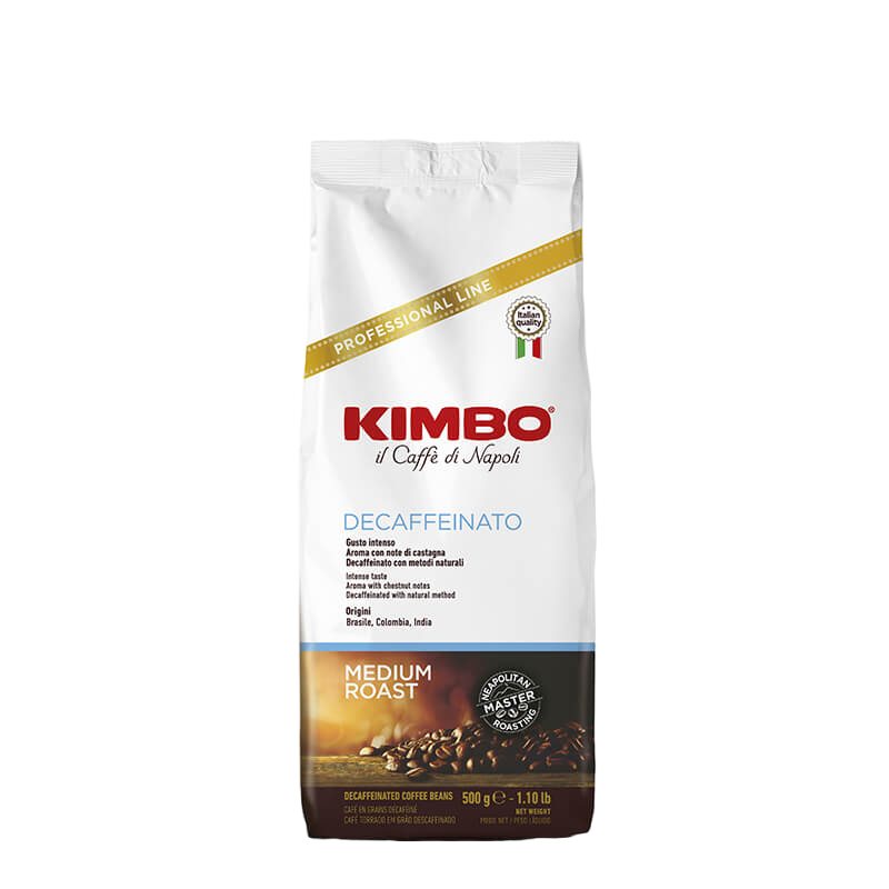 Kimbo Decaffeinato koffiebonen 500 g.