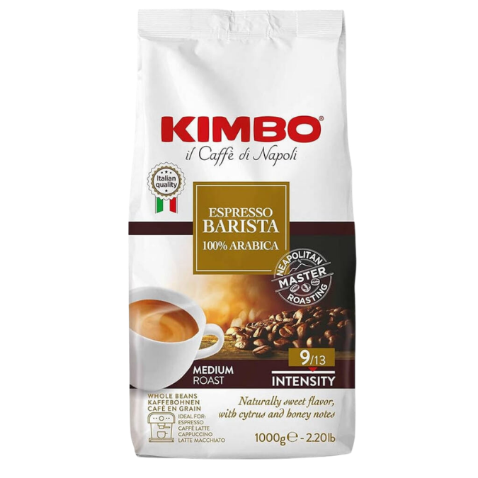Kimbo Espresso Barista 100% Arabica Coffee Beans 1 kg – Italian Espresso