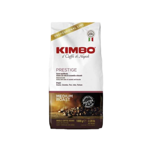 Kimbo Espresso Prestige koffiebonen THT eind 09 2026