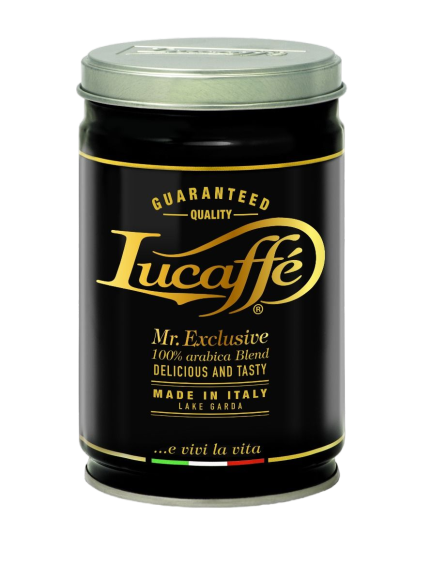 Lucaffé Mr. Exclusive gemalen koffie 250 g.