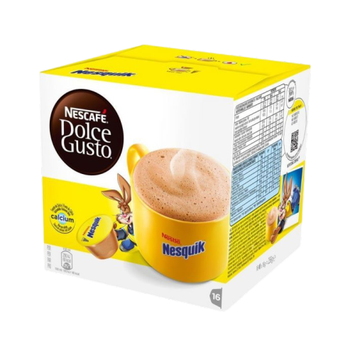 Nescafé Dolce Gusto Nesquik Chocolademelk 16 capsules – Warme chocolade voor Dolce Gusto machines