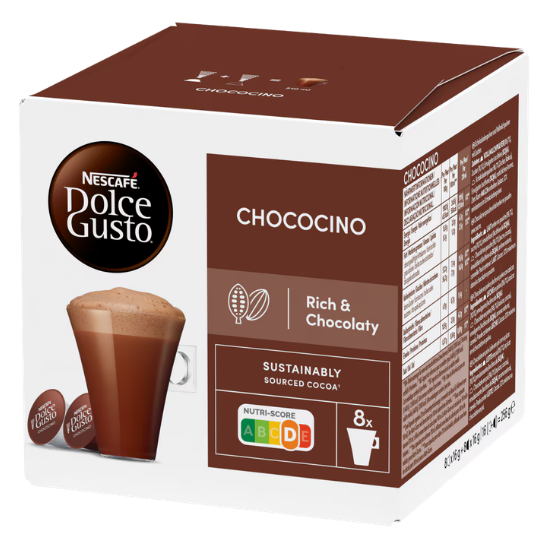 Nescafé Dolce Gusto Chococino - 16 Capsules – Warme Chocolademelk voor Dolce Gusto Machine