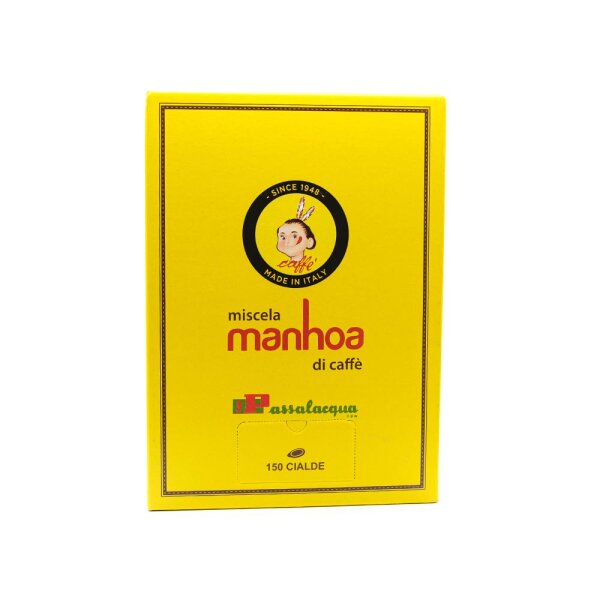 Passalacqua Manhoa ESE Servings 150 pieces (44mm) - Authentic Italian espresso ESE pods