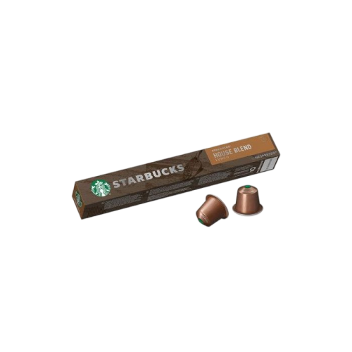 Starbucks House Blend Lungo coffee capsules for use in your Nespresso® machine.
