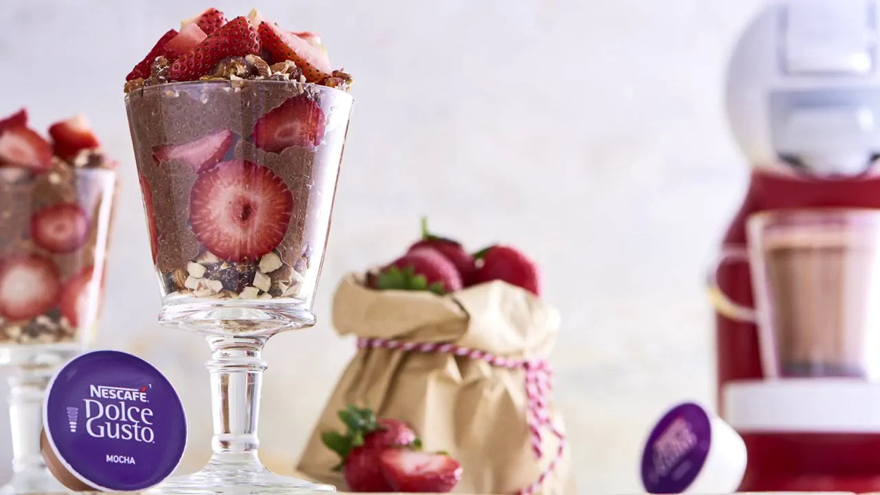 Recept Nescafé Dolce Gusto Mocha Chia Pudding