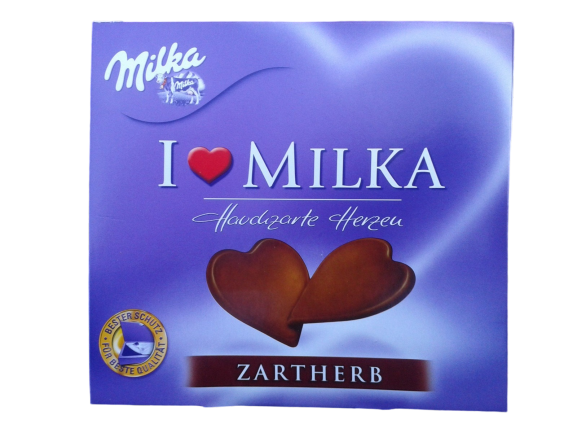 Milka hearts - gift box 125g