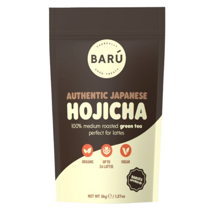 BARÚ Premium Barista Hojicha 36g – Biologische Hojicha Latte Mix