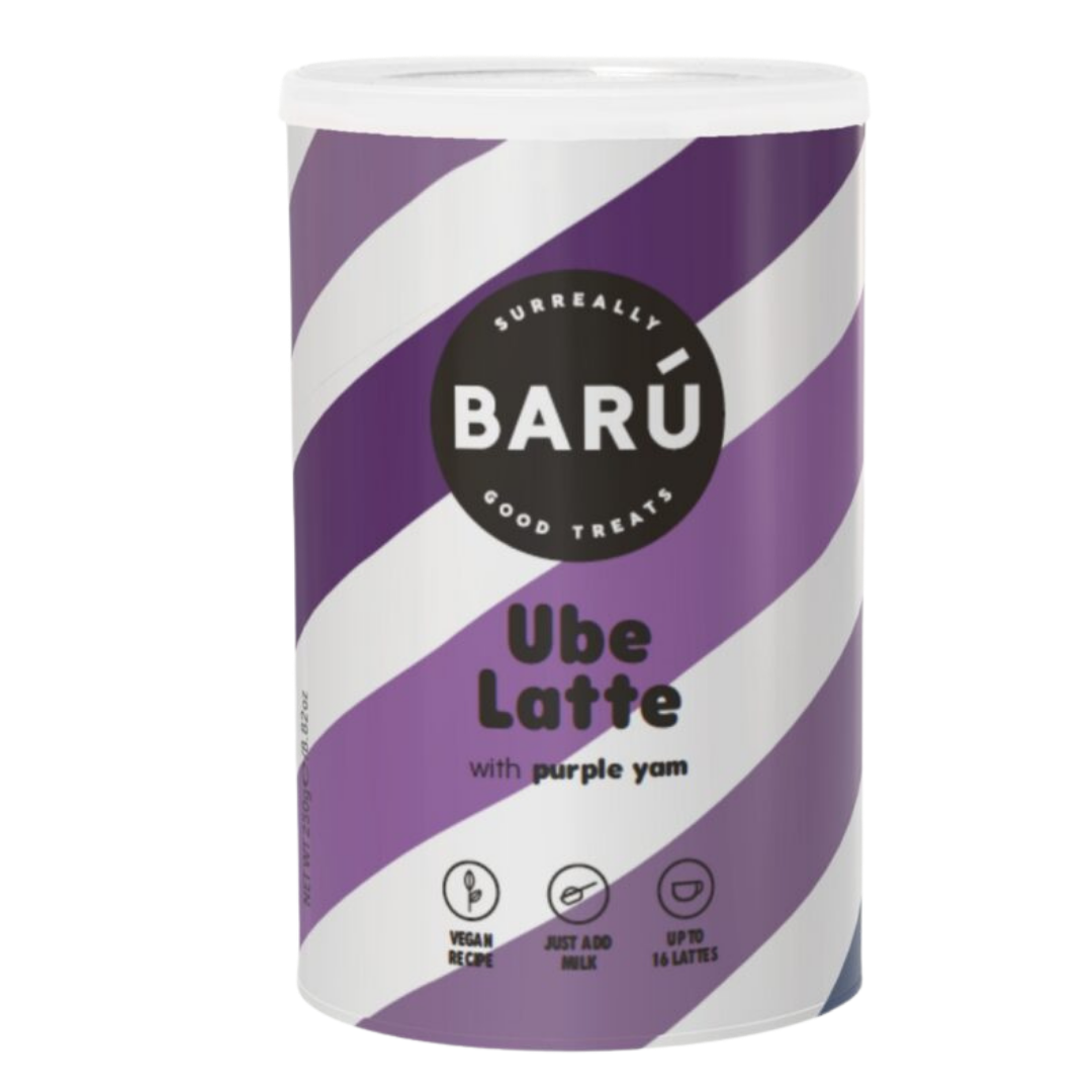 BARÚ UBE Vegan Purple Yam Latte 250g – Vegan Paarse Yam Latte Mix