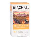 Birchall Groene Thee Perzik 25 Plantaardige theezakken