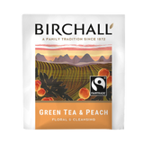Birchall Groene Thee Perzik 25 Plantaardige theezakken