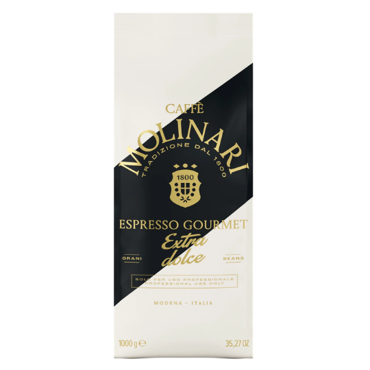 Caffè Molinari Extra Dolce (voorheen Gourmet) koffiebonen 1 kg.