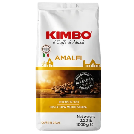 Kimbo Amalfi 1 kg Coffee Beans – 100% Arabica