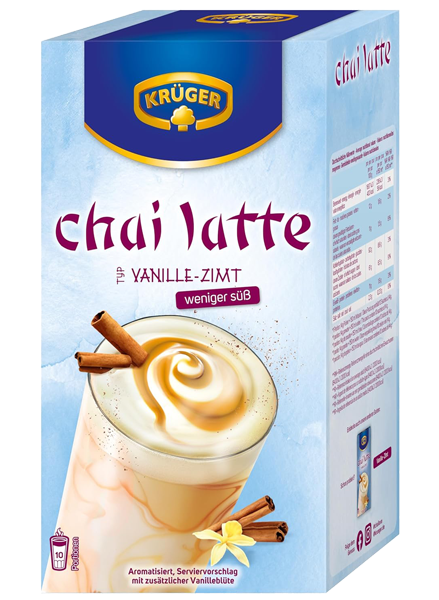 KRÜGER Chai Latte Classic India Less Sweet