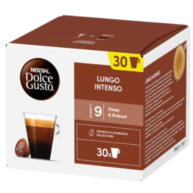 Nescafé Dolce Gusto Lungo Intenso XL – 30 coffee capsules – Intensity 9