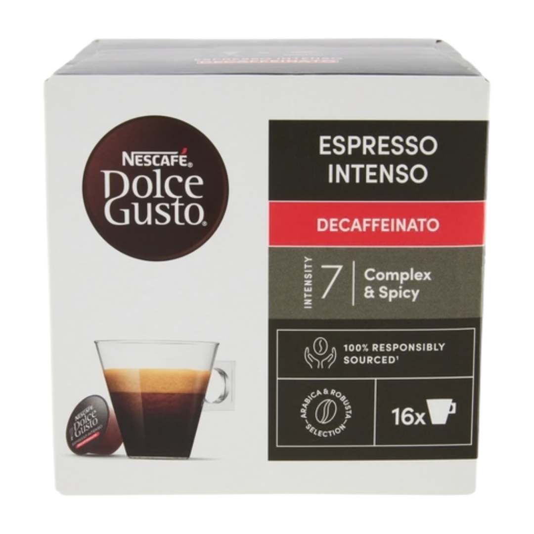 Nescafé Dolce Gusto Espresso Intenso Decaffeinato XL – 30 Capsules
