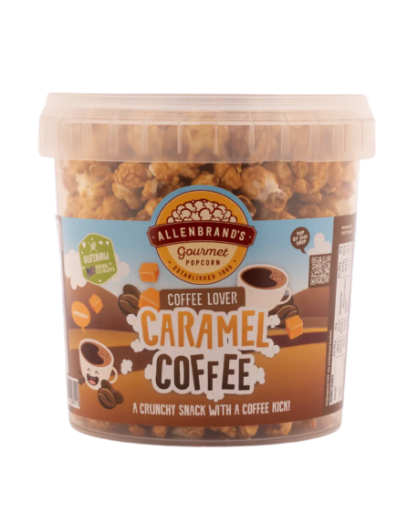 Allenbrands Gourmet Popcorn Coffee Caramel Popcorn