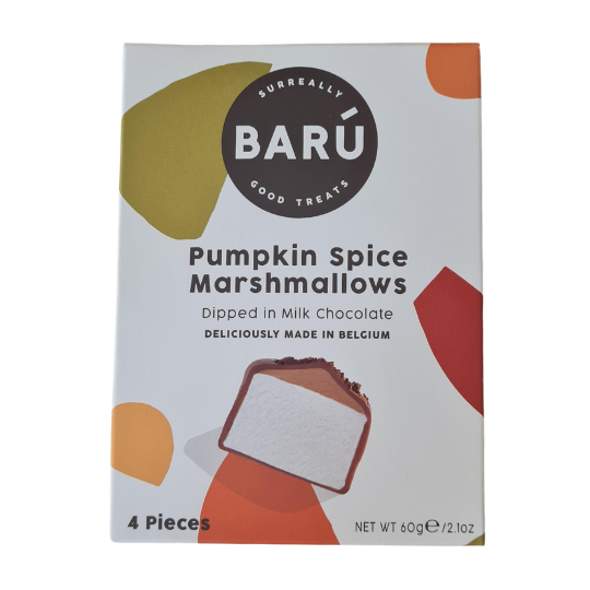 Barú Marshmallows Milk Chocolate Pumpkin Spice 4 Pieces