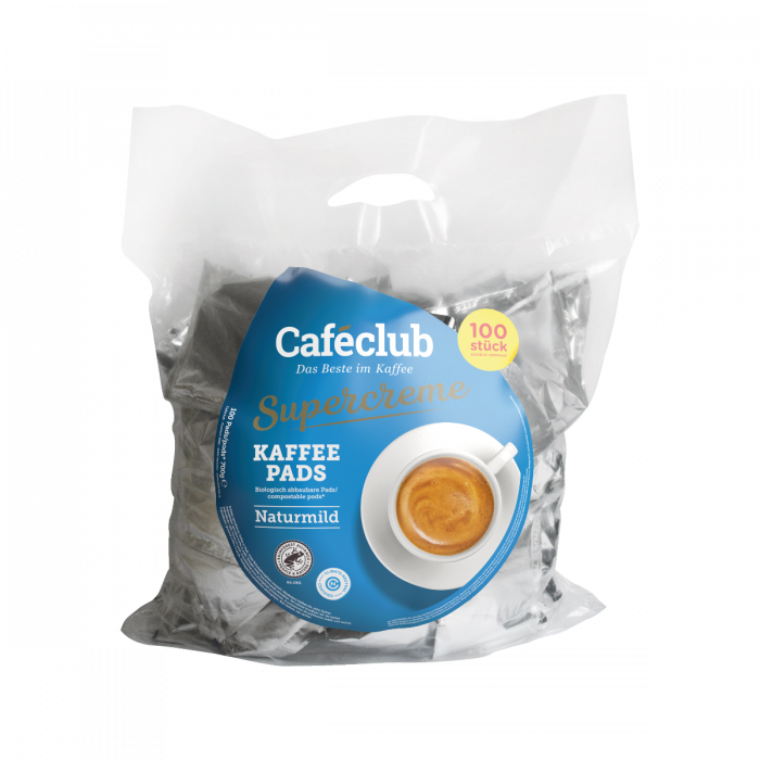 Caféclub Supercreme Mild Voordeeltas koffiepads