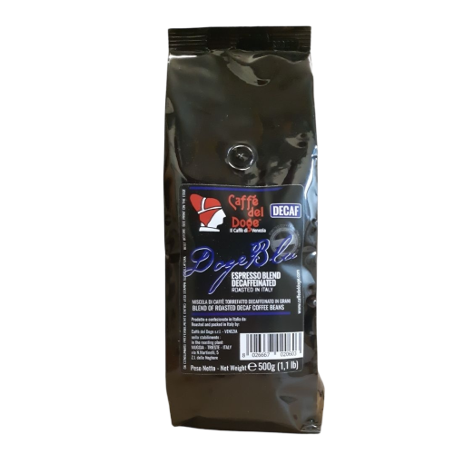 Caffe Del Doge, Doge Blu Coffee Beans Decaffeinato