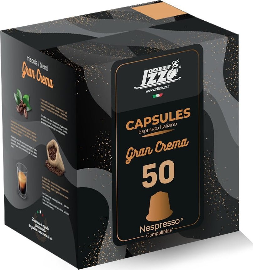 Caffè Izzo Gran Crema capsules voor Nespresso 50 stuk