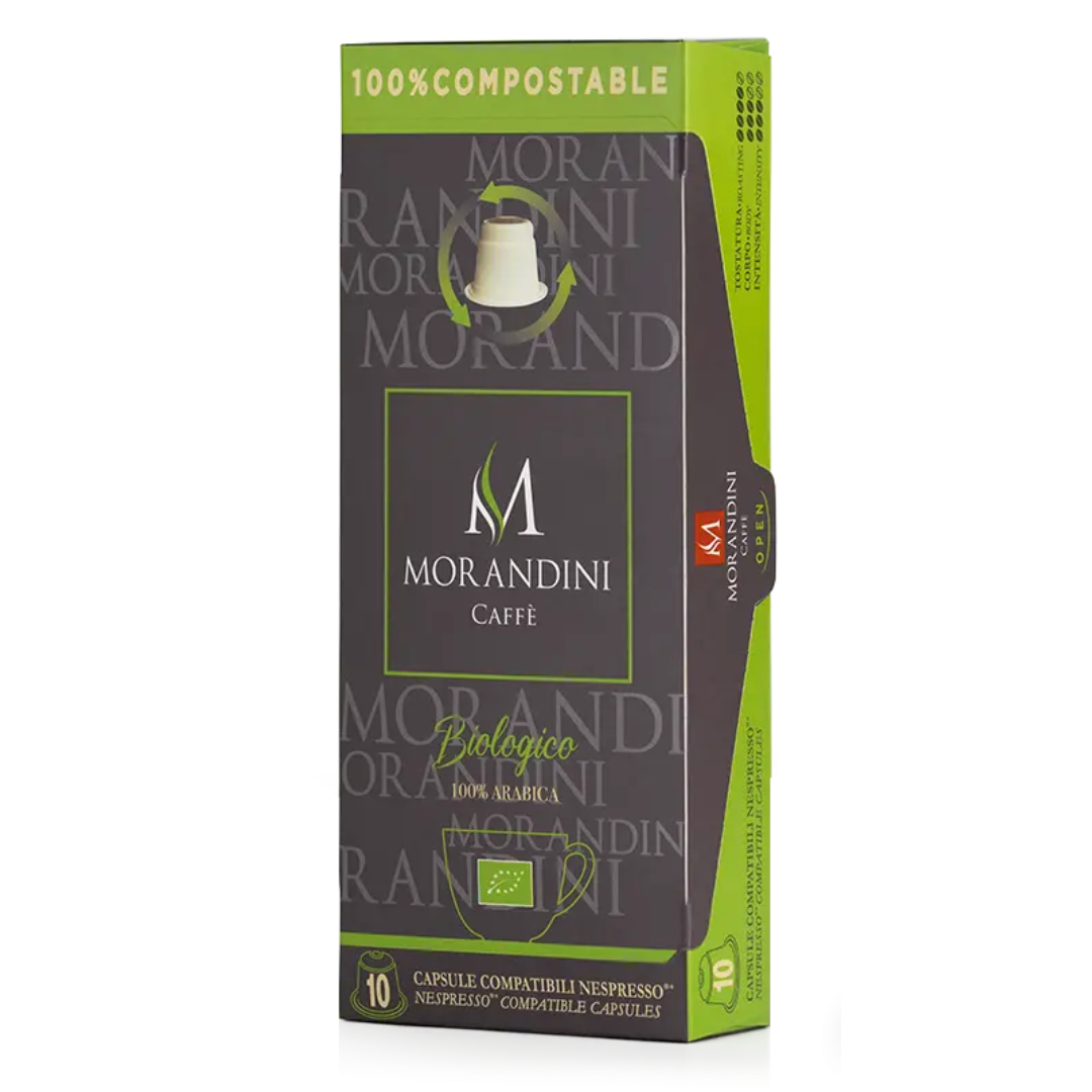 Caffè Morandini BIO composteerbare koffiecapsules voor Nespresso®*