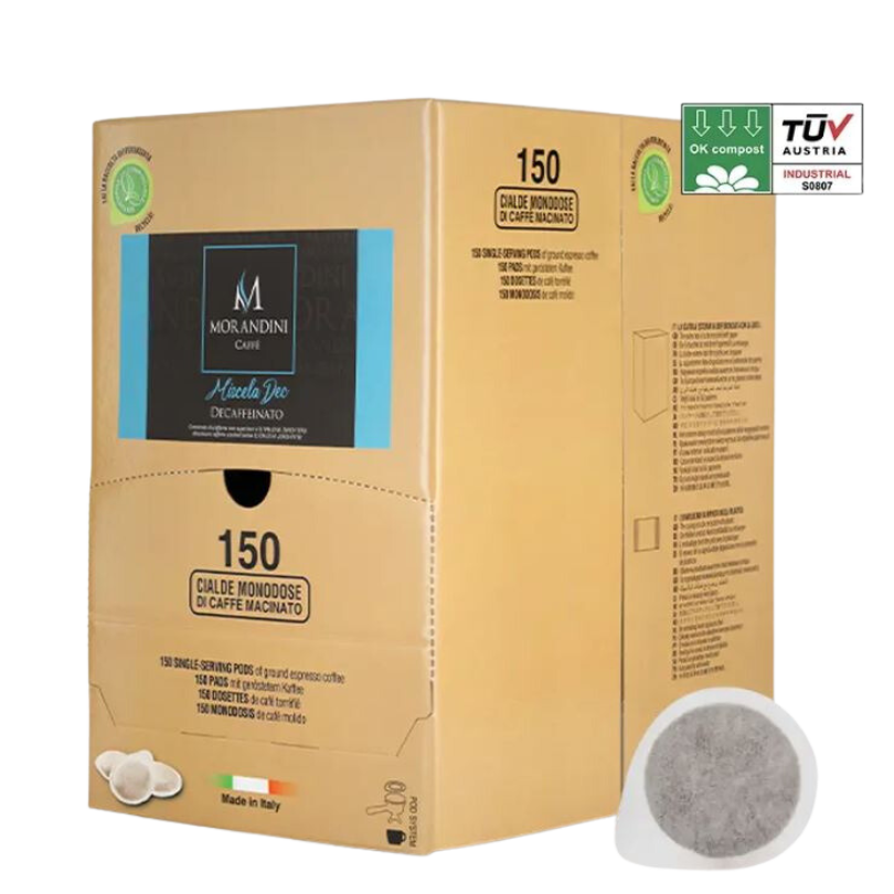 Caffè Morandini Leggera Miscela Dek Cafeïnevrij Espresso 150 ESE servings