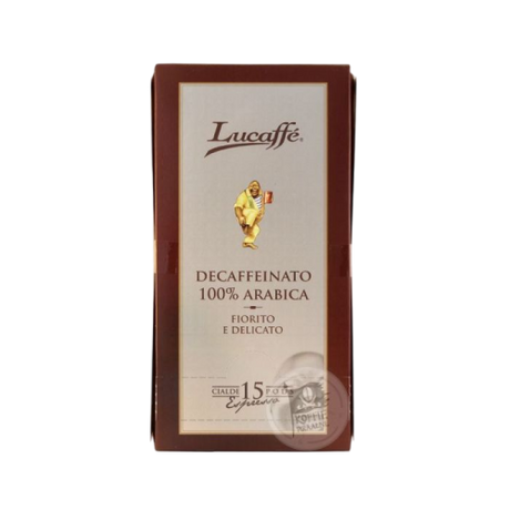 Lucaffé Decaffeinato decafeinated ESE-pods 25pcs tin
