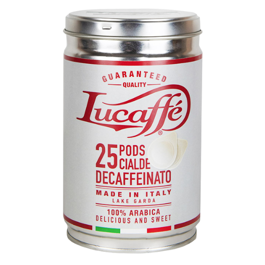 Lucaffé Decaffeinato ESE-servings 25st blik