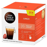 Nescafé Dolce Gusto Lungo Capsules 16 Pieces – Smooth, Long Coffee for Dolce Gusto Machines