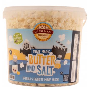 Allenbrands Gourmet Popcorn Butter and Salty Popcorn