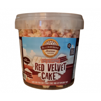 Allenbrands Gourmet Popcorn Red Velvet Cake Popcorn