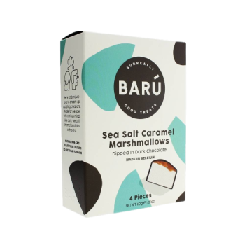 Barú Marshmallows Dark Chocolate Sea Salt Karamel 4 Stuks