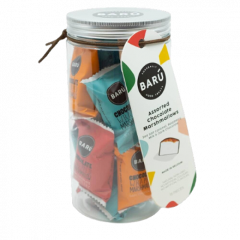 Barú Chocolate Marshmallows Assorted Flavours In Gift Jar