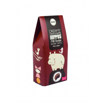 Barú Dreamy Hippos Milk Chocolate Hazelnut Truffle 4 Stuks
