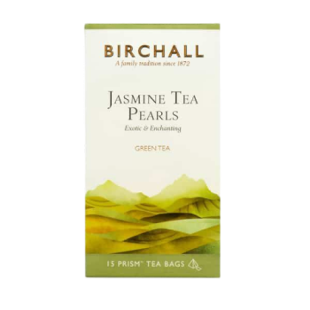 Birchall Jasmijn Pearls Thee 15 Plantaardige Prismetheezakjes