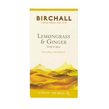 Birchall Citroengras & Gember 15 Plantaardige Prismetheezakjes
