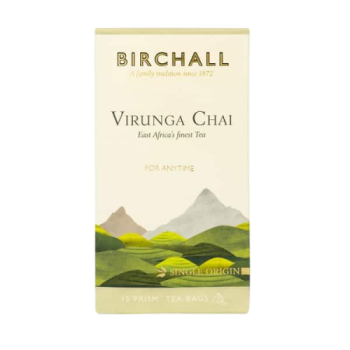 Birchall Virunga Chai Thee 15 Plantaardige Prismetheezakjes