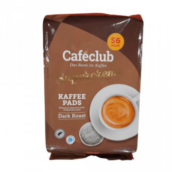 Caféclub Supercreme Dark Roast koffiepads 56 stuk