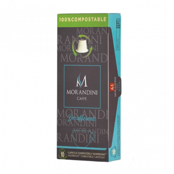 Caffè Morandini Decaffeinato compostable coffee capsules for Nespresso®*